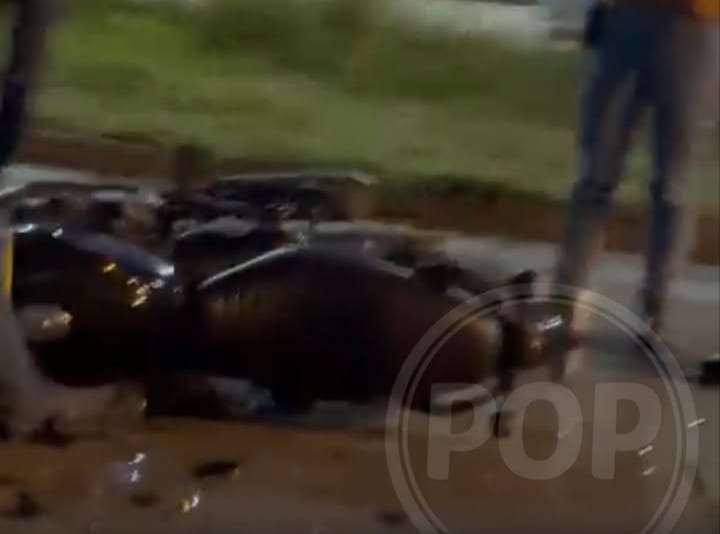 Morre motociclista que colidiu com dois veículos, próximo ao FazGran